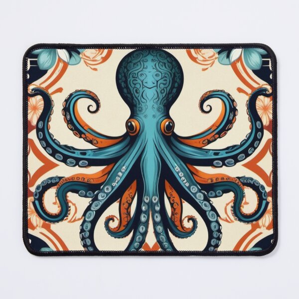 Item preview, Octopus antique decorative flowers designed and sold by Wilfried van Dokkumburg.
