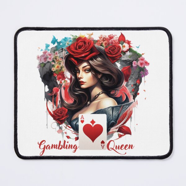 Item preview, A Woman in Red with a Heart - Gambling Queen designed and sold by efkarose.