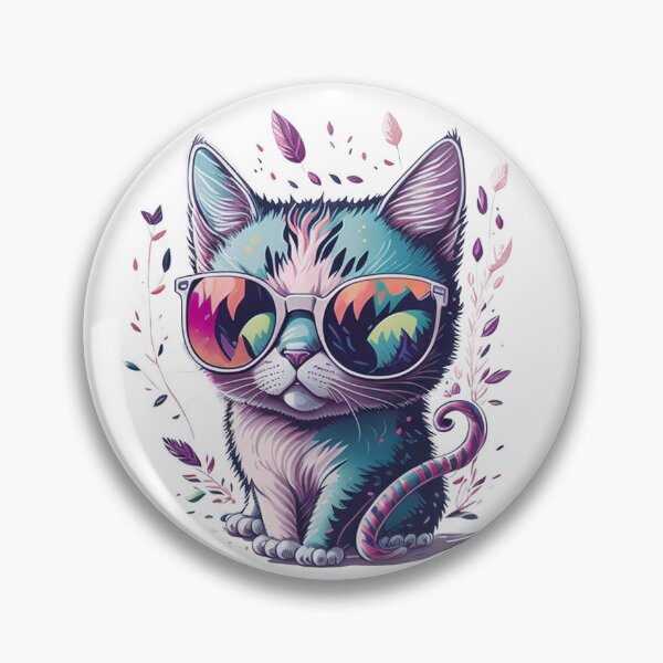Item preview, Cat-tastic Fantasy Splash - Colorful Kitty designed and sold by hudaG.