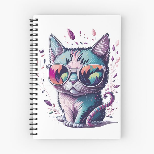 Item preview, Cat-tastic Fantasy Splash - Colorful Kitty designed and sold by hudaG.