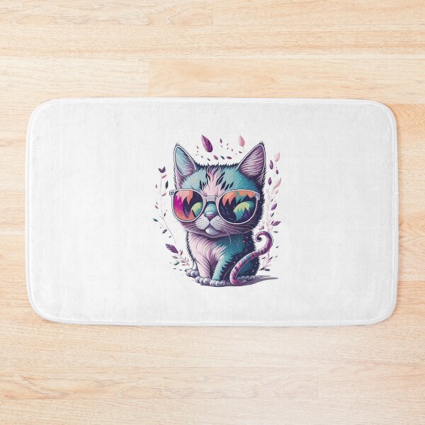 Item preview, Cat-tastic Fantasy Splash - Colorful Kitty designed and sold by hudaG.