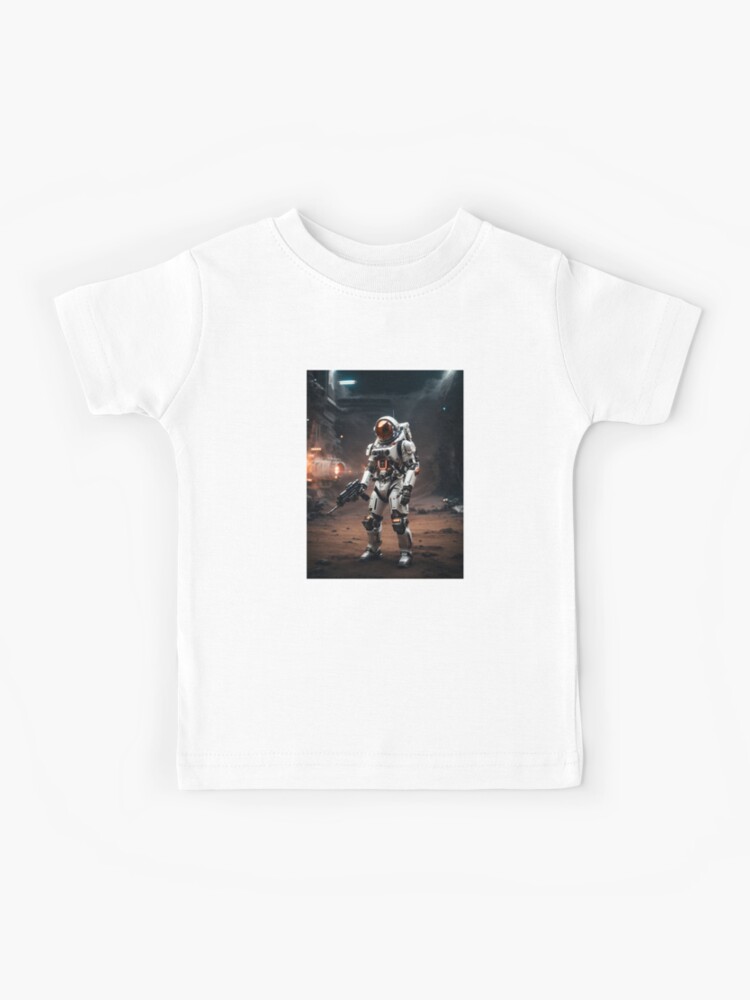 T-shirt enfant for Sale avec l'œuvre « Un robot en combinaison