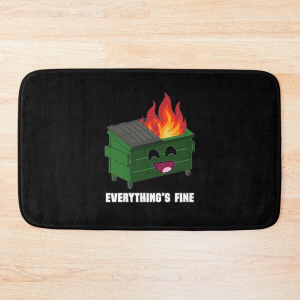 Item preview, Everything's Fine Funny Dumpster Fire  designed and sold by EwelelleDesign.