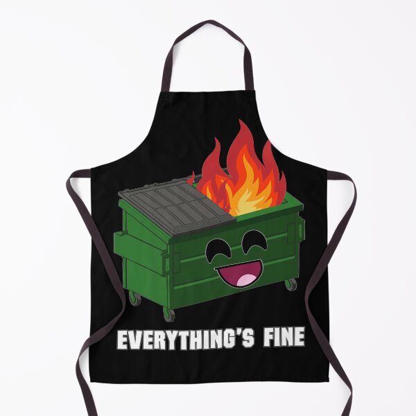 Item preview, Everything's Fine Funny Dumpster Fire designed and sold by EwelelleDesign.