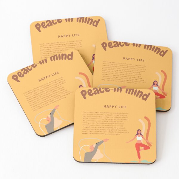 Item preview, Peace in mind calming posters designed and sold by Wintertwin-shop.