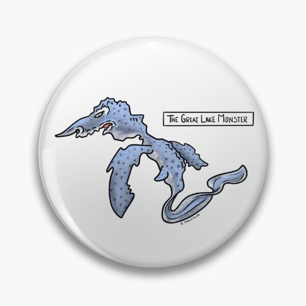 Item preview, The Great Lake Monster designed and sold by Kendra Malcolm.