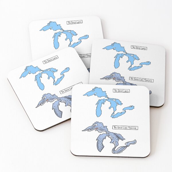 Item preview, The Great Lake Monster designed and sold by Kendra Malcolm.
