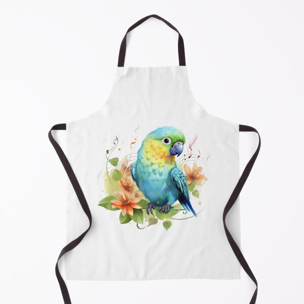 Item preview, Parrotlet in a Field of Flowers designed and sold by efkarose.