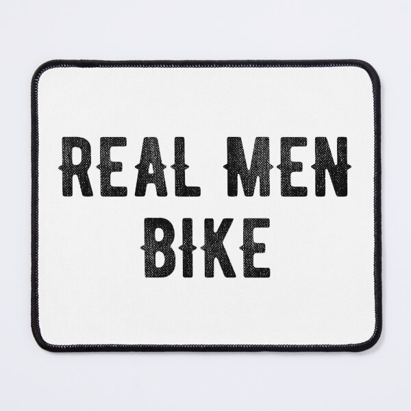 Item preview, REAL MEN BIKE. Bike T-shirt, sticker designed and sold by Stocksjohn.