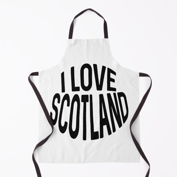 Item preview, I LOVE SCOTLAND Black Colour Typography Design designed and sold by MacPean.