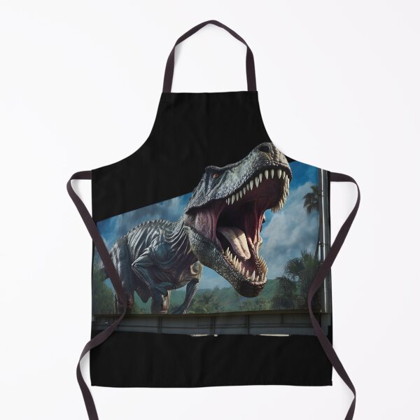 Item preview, Dinosaur t-rex coming out billboard designed and sold by AI-Only Creations.