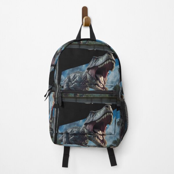 Item preview, Dinosaur t-rex coming out billboard designed and sold by AI-Only Creations.