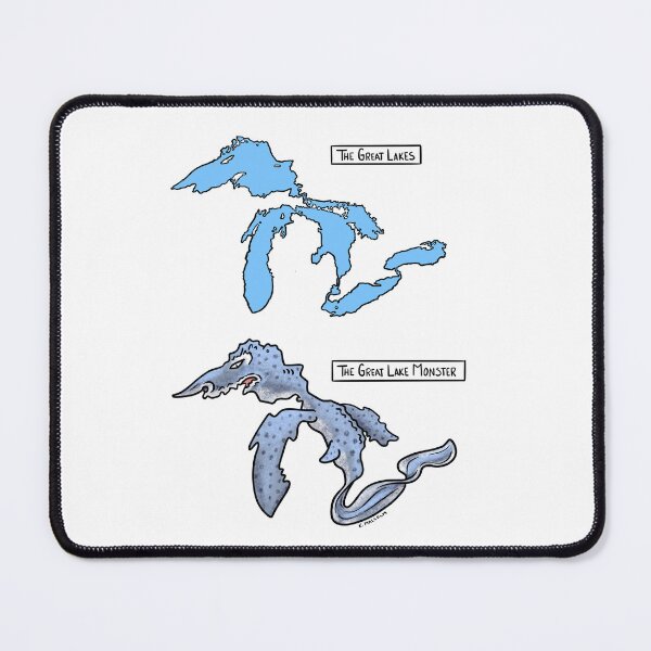 Item preview, The Great Lake Monster designed and sold by Kendra Malcolm.