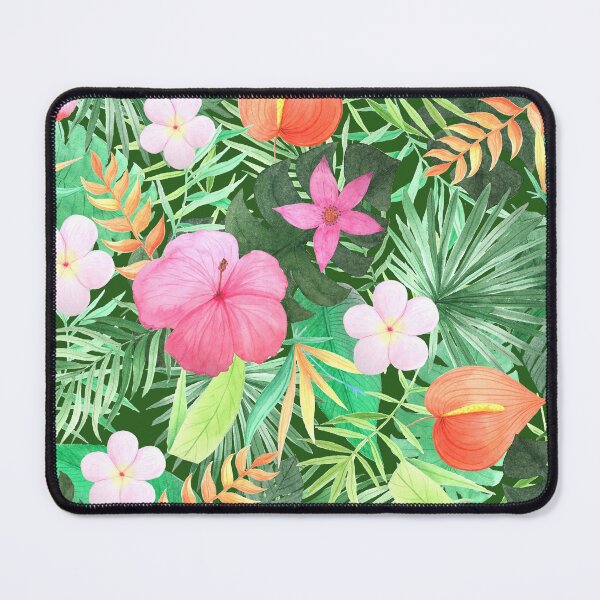 Item preview, Tropical leaves pattern designed and sold by ArtStyleAlice.