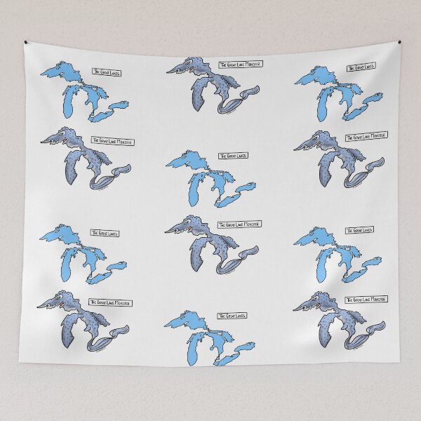 Item preview, The Great Lake Monster designed and sold by Kendra Malcolm.