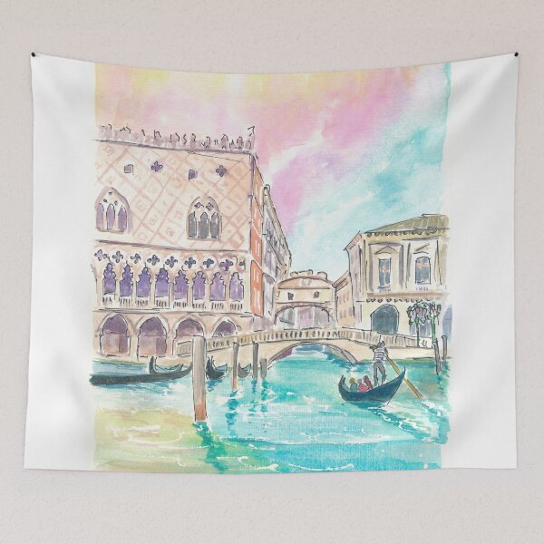 Item preview, Famous Bridge of Sighs in Venice Scene from Water designed and sold by artshop77.