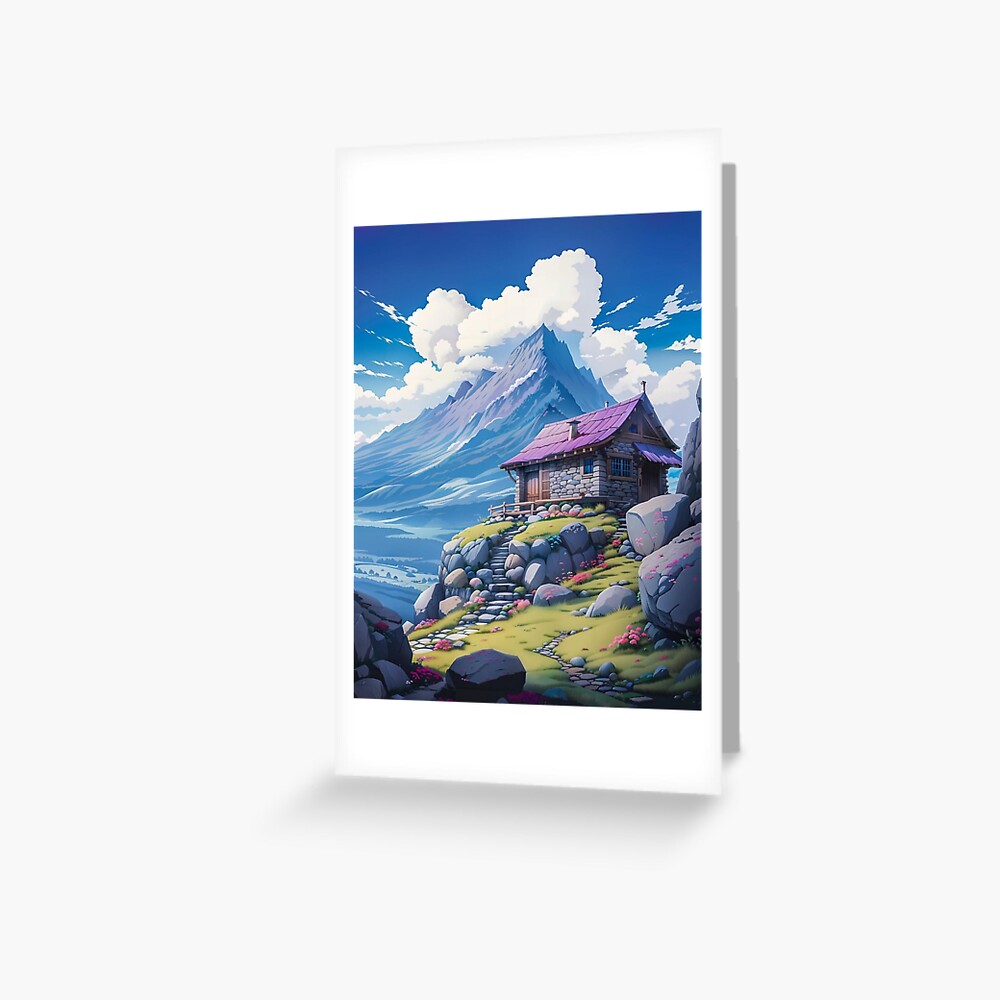 Anime Dream House Poster  Canvas Print for Sale by OrageArts