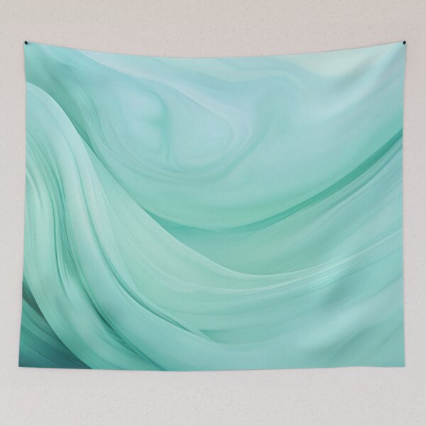 Item preview, Ethereal Fluid Dreams Pastel Mint designed and sold by artsandsoul.