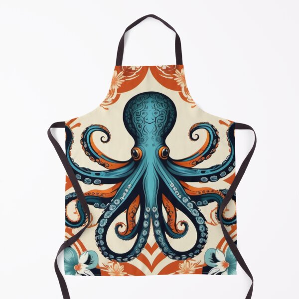 Item preview, Octopus french flowers dessin designed and sold by Wilfried van Dokkumburg.