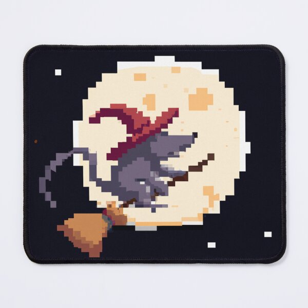 Item preview, Halloween rat witch pixel art designed and sold by mindgoop.
