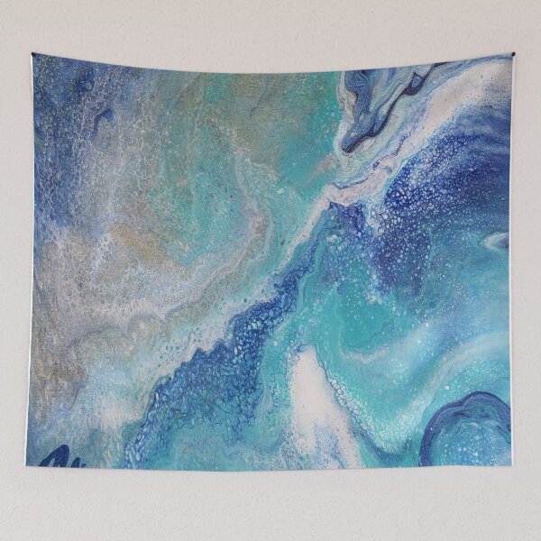 Item preview, Dancing Tides: Acrylic Pour Painting designed and sold by Bethany Christensen.