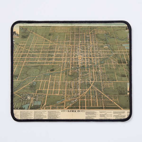 Item preview, Lima, Ohio (1892) designed and sold by allhistory.