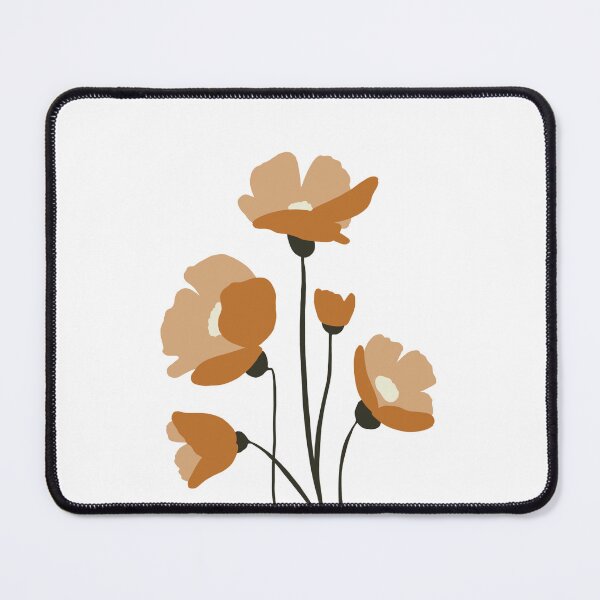 Item preview, California Poppies Bouquet Digital Illustration Orange Flowers designed and sold by ashgwaltney.