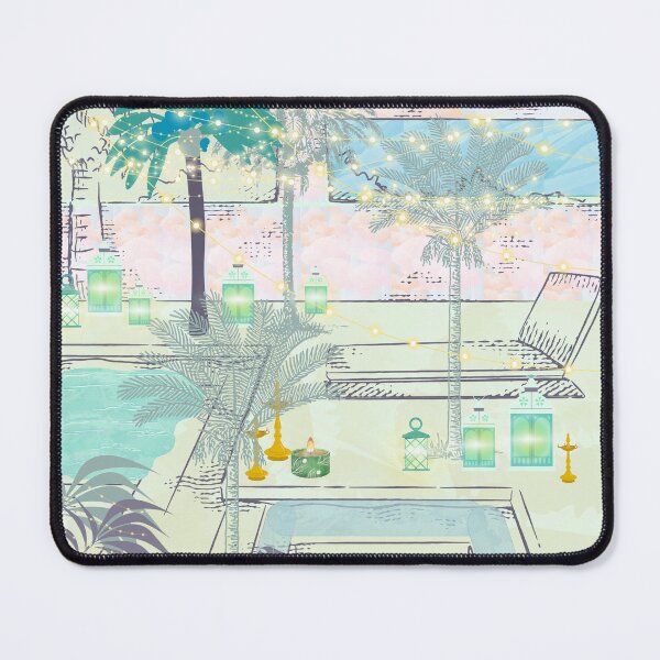 Item preview, Copy of Pool and palms, lanterns, water,  designed and sold by Sugar Wisdom .