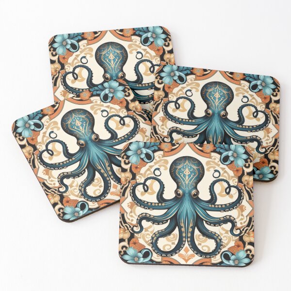 Item preview, octopus viking dessin designed and sold by Wilfried van Dokkumburg.