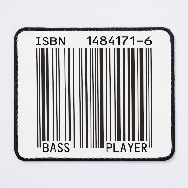Item preview, Bass Player Barcode designed and sold by Hoorahville.