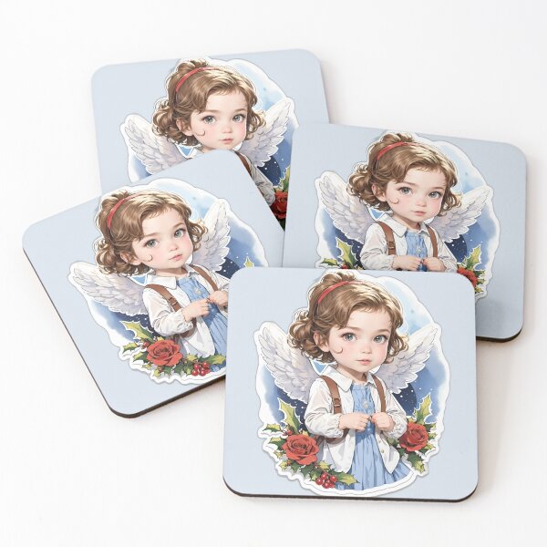 Item preview, Christmas Angel Cute Child designed and sold by Retro Salt.