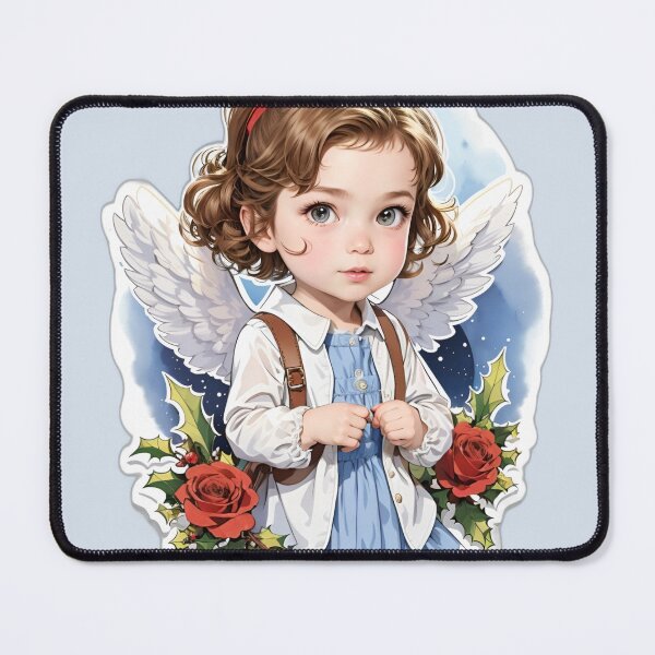 Item preview, Christmas Angel Cute Child designed and sold by Retro Salt.
