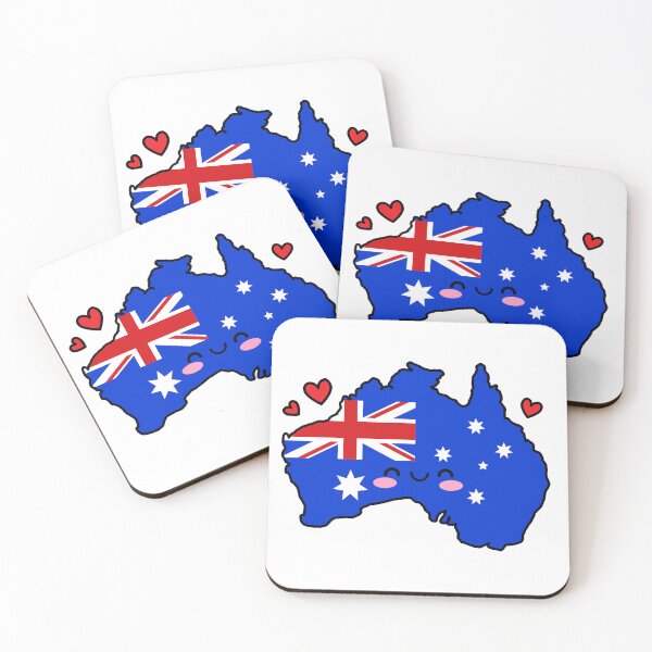 Item preview, Australia Flag Map Smile with Love designed and sold by pixelsparkzone.