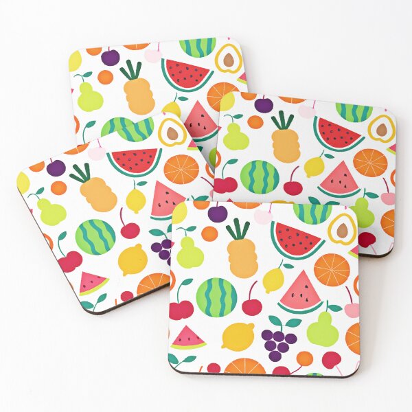 Item preview, Colorful Neon Fruit Fiesta designed and sold by Health And Fitness Posts e-Store.