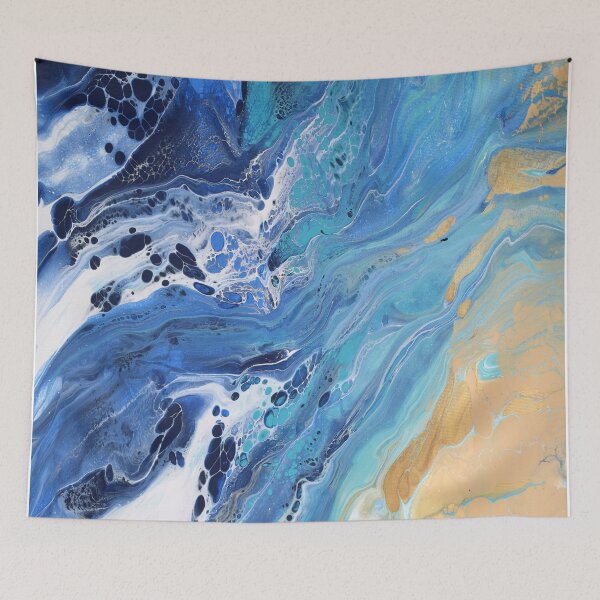 Item preview, Sea Shore: Acrylic Pour Painting designed and sold by Bethany Christensen.