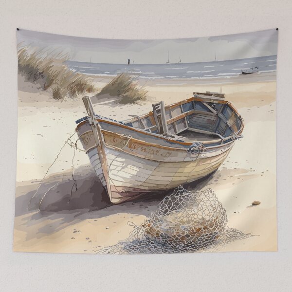 Item preview, Beached Boat designed and sold by Ellimade.