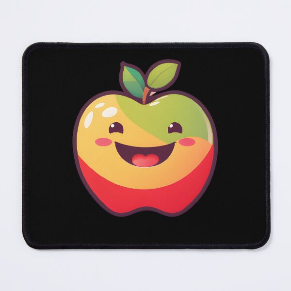 Item preview, Cute kawaii Happy apple designed and sold by mrlazypl.