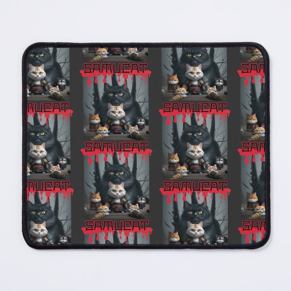 Item preview, Cat samurai warrior designed and sold by bosshood4d.