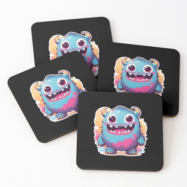 Item preview, Cute kawaii Happy monster designed and sold by mrlazypl.