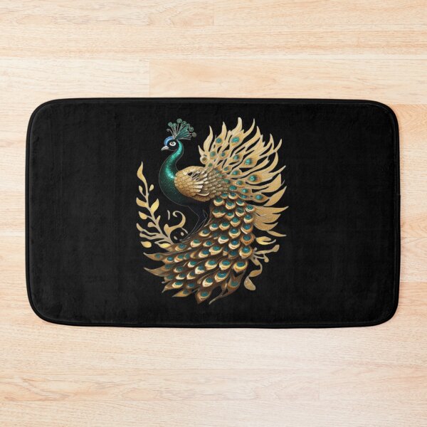 Item preview, Green gold Peacock  designed and sold by Roxburylane.