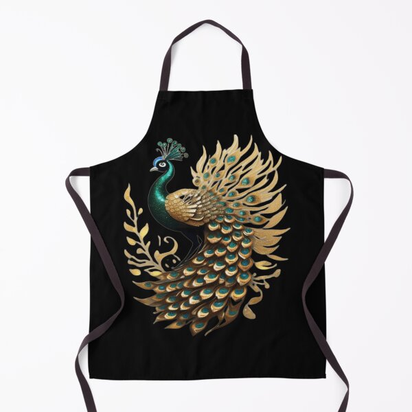 Item preview, Green gold Peacock designed and sold by Roxburylane.