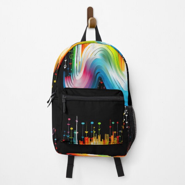 Item preview, **Colorful Wave Art** - A vibrant and dynamic digital art piece that captures the beauty and movement of a wave. designed and sold by alaa-mously.