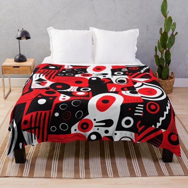 Item preview, Red and black abstract design designed and sold by Chirayu1111.