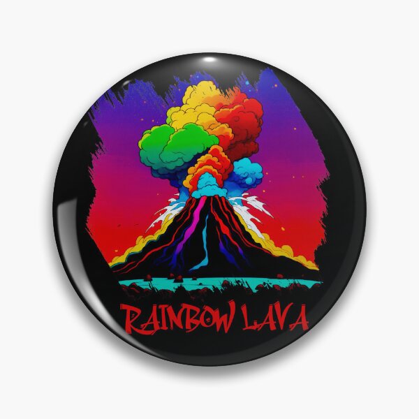Item preview, Rainbow Lava Cannabis Weed Strain Volcano Rainbow Eruption designed and sold by Coder-T.