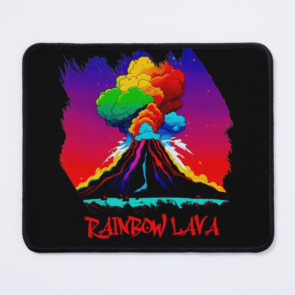 Item preview, Rainbow Lava Cannabis Weed Strain Volcano Rainbow Eruption designed and sold by Coder-T.