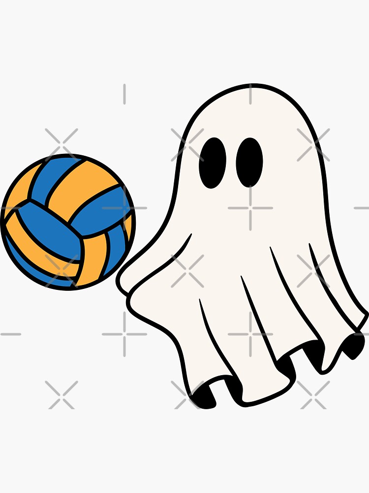 Volleyball Halloween Face PNG Halloween Volleyball Scary 