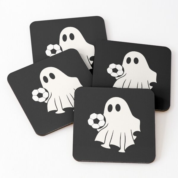 Item preview, Cute halloween ghost play soccer designed and sold by Mateusz Majcherek.