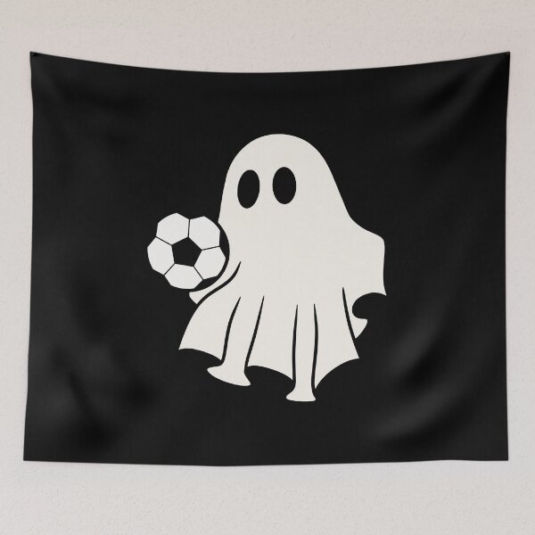Item preview, Cute halloween ghost play soccer designed and sold by Mateusz Majcherek.
