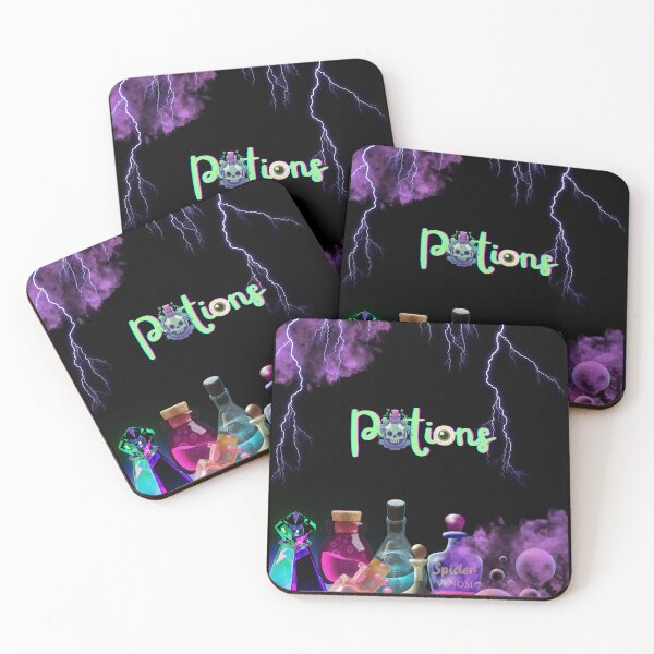 Item preview, Halloween Purple Mad Scientist Lab Potions  designed and sold by Night Bloom Designs.