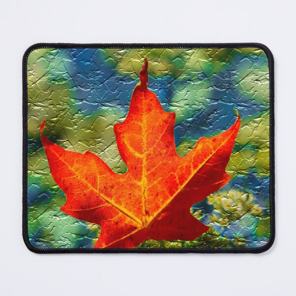 Item preview, Orange Leaf Acrylic Background designed and sold by BostonArcImage.